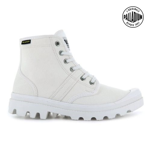 Palladium Pallabrousse Women's Boots White | UK U087-PQS